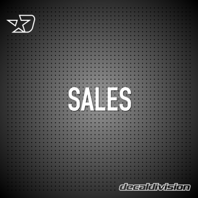Sales Lettering Sticker